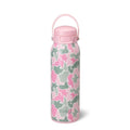 Swig Life 32oz EZ Fill Water Bottle with Straw Lid, Blushing Camo | Leakproof Lid - Double Wall Insulated Stainless Steel - Lid, Straw & Lock - Cup Holder Friendly - Dishwasher Safe - color: Blushing Camo, size: 32 Ounces