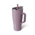 BrüMate Era Flip 30oz Tumbler with 100% Leakproof Covered Straw Lid | Hygienic Covered Straw | Insulated Stainless Steel Water Bottle with Handle | Cup Holder Friendly | BPA-Free (Lilac Dusk) - color: Lilac Dusk, size: 30 Ounces