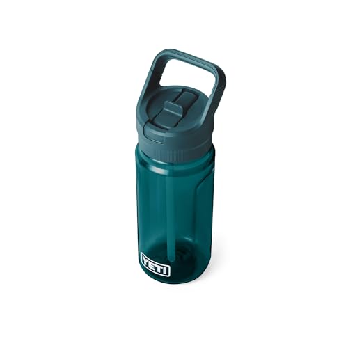 YETI Yonder 600 ml/20 oz Water Bottle with Yonder Straw Cap, Agave Teal - color: Agave Teal, size: 20 Ounces