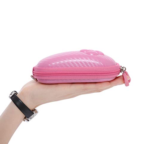 Hard Case Compatible for Apple Magic Mouse (1 2 & 3 Gen) Including Carabiner (Pink) - color: Pink