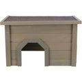 TRIXIE Indoor & Outdoor Small Animal Hideout Shelter for Rabbits and Guinea Pigs, Weatherproof Hide House with Two Entrances, Easy Assembly, Animal-Safe Design