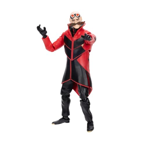 Sonic 3 Movie Action Figures 5-Inch Ivo Robotnik Collector Toy Figure, Highly Articulated for Boys Girls - Officially Licensed Sonic The Hedgehog 3 Movie Product - color: Ivo Robotnik