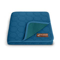 Dog Cooling Mat, Ice Silk Self-Cooling Pad, Deep Blue, L - color: Deep Blue, size: Large