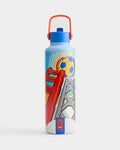 Drib 24oz Insulated Water Bottle, FIFA World Cup 2026 Edition – Performance Stainless Steel Insulated Bottle with Quiet Leak-Proof Straw Lid (San Francisco - City Poster) - color: San Francisco - City Poster