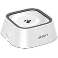 UPSKY 35oz No-Spill Pet Water Bowl, Slow Water Feeder for Dogs and Cats | Splash-Proof Bowls, Slow Drinking Pet Dish, Easy-Clean Dishwasher Safe, Portable For Travel - color: white