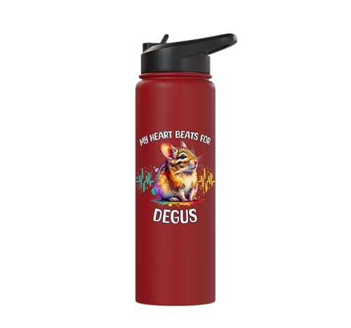 Degu ECG Degu Stainless Steel Insulated Water Bottle - color: Red
