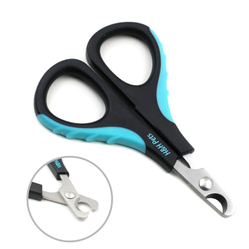 Cat Nail Clipper by H&H Pets - Professional Sharp Stainless Steel Claw Clipper Trimmer with Sturdy Non Slip Handles - For Small Animal & Cats Nail Cutter