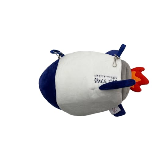 Warm & Cozy Hanging Bed, Rocket Nest Plush for Sugar Glider, Dwarf Mice, Gerbil, Squirrel, Marmoset and Small Animals