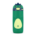 Ello Ellies 12oz Stainless Steel Leakproof Kids Water Bottle, Dino | Insulated kids water bottle with straw, leakproof locking lid, carry handle, and stainless steel fun animal design for school - color: Dino, size: 12 Ounces