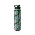 Simple Modern Teenage Mutant Ninja Turtles Water Bottle with Straw | 30oz | Summit Stainless Steel Water Bottles, Insulated Metal Cup | Leak Proof for School, Gym, Travel, Sports | TMNT Checkerboard - color: TMNT: Checkerboard, style: 30oz Water Bottle