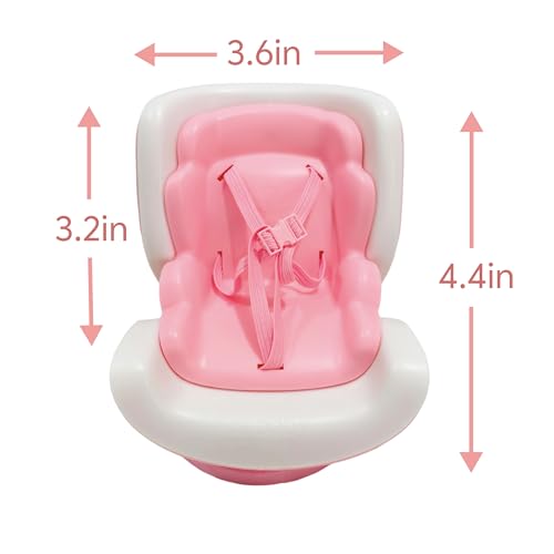 Hamster Car Seat with Adjustable Leash Clips on Vent Hamster Cage Accessories for Hamsters Gerbils Mice Hamsters Chair Small Animal Habitat Decor