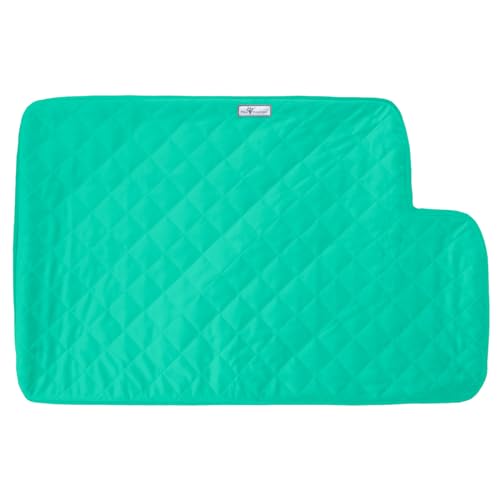 Paw Inspired Fitted Fleece Top Pan Liner for Critter Nation Cage, Green | Tray Cover with Notch for Ferret Nation/Critter Nation Cage, For Ferrets, Rats, Chinchillas, Hedgehogs, Small Animals, Pets - color: Green, size: Top Pan Liner