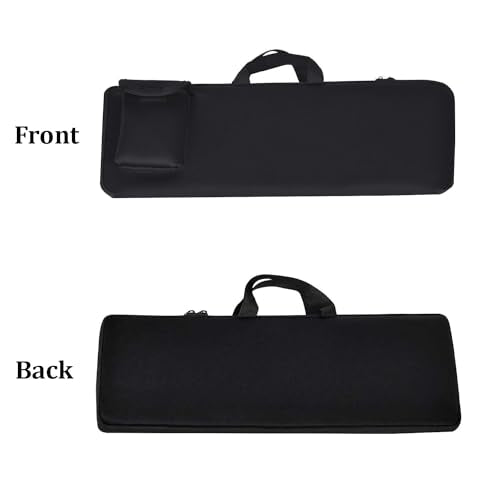 Neoprene Keyboard Carrying Case With Mouse Bag for Logitech MK270 Wireless Combo - Sleeve (Black) - color: Black
