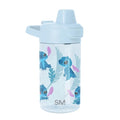 Simple Modern Disney Kids Tritan Plastic Summit Water Bottle | 12 oz BPA-Free Cup with Covered Leak Proof Straw Lid for Girls, Boys, Toddlers | Tropical Stitch - color: Disney: Tropical Stitch, style: Covered Lid | 12oz
