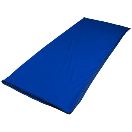 Fleece Sleeping Bag Liner, Sleeping Sack Adult Travel, Sleeping Bag Sheets, Lightweight Travel Camping Sheet, 71 in x 32 in, Unisex Adult - color: Light Blue