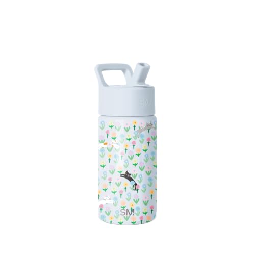 Simple Modern Kids Water Bottle & Toddler Cup | 14oz | Kittens | Insulated Stainless Steel Toddler Water Bottle, Kids Tumbler with Straw | Spill Proof for School Girls Boys | Frolicking Cats - color: -Frolicking Kittens, size: 14 Ounces