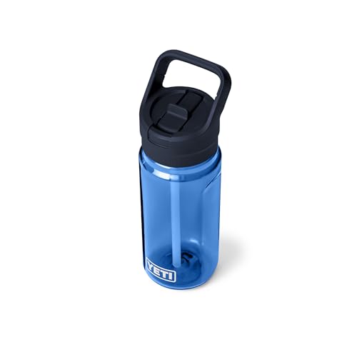YETI Yonder 600 ml/20 oz Water Bottle with Yonder Straw Cap, Royal Blue - color: Royal Blue, size: 20 Ounces