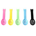 Hemobllo 5 Pcs Hamster Bath Spoons Small Pet Bath Colander Spoons for Hamster Sand Feeding and Cleaning Lightweight Tool 4.52 X 1.37 X 0.59 in