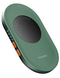 Vaydeer Ultra Slim Mouse Mover, Air 3 Mouse Jiggler with Adjustable Interval Timer, Undetectable & Noiseless, Simulates Realistic Movement, Driver-Free Shaker for Keeping The PC Active (Dark Green) - color: Dark Green, style: Button Control