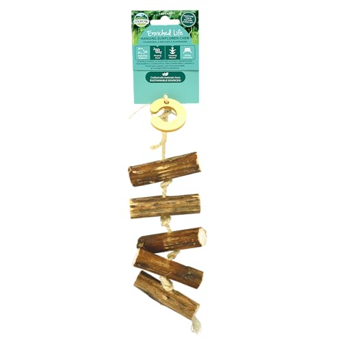 Oxbow Enriched Life Hanging Sunflower Chew Small animal enrichment chew toy - style: Sunflower Chew