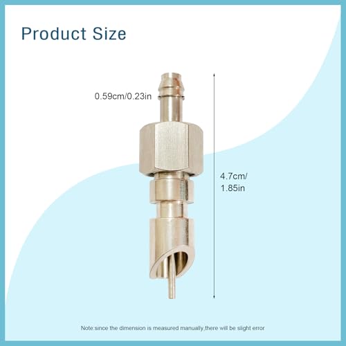 Stainless Steel Water Nipples Metal Automatic Watering System Kit for Rabbit Bunny and Rat | Metal Automatic Watering System for Rat, Guinea Pig, Hamster, Ferrets, Mouse, Mice - color: silver