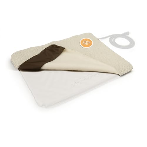 K&H Heated Pad Cover, Lectro-Soft Medium Outdoor Dog Bed Replacement Cover | Fits K&H Lectro-Soft Medium Beds (Heated Bed Sold Separately), Machine Washable Fleece Cover, 24x19in - size: Medium 24 X 19 Inches