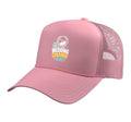 Hamster Bedding Change Day Trucker Hat with Adjustable Mesh Back - color: Pink