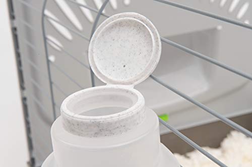 Lixit® Top Fill No Drip Water Bottles for Rabbits, Ferrets, Hamsters, Guinea Pigs, Rats, Chinchillas and Other Small Animals - Made in USA (Granite (Pack of 1), 32 Ounce) - color: Granite (Pack of 1), size: 32 Ounce