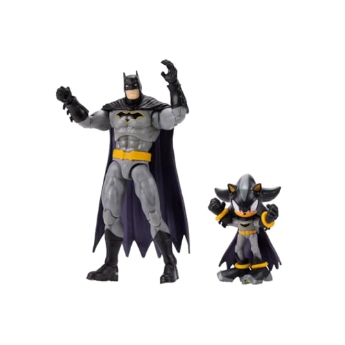 DC X Sonic the Hedgehog Shadow as Batman & Batman 2.5/5-inch Figures Multipack