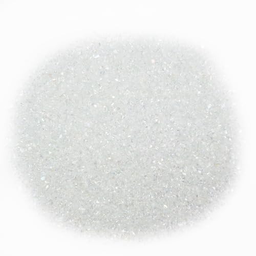 Crushed Glass Glitter, Broken Stones Shattered Glass Chips for Resin Art Crafts, Epoxy Resin Supplies, Geod Painting, DIY Art Projects, Jewelry Making, 2-4mm, 200g/7oz (Transparent) - color: Transparent