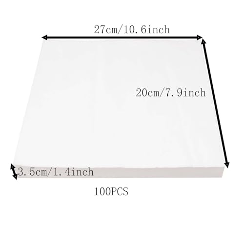 100 Sheets Bird Cage Liner Papers, Disposable Bird Cage Paper Liners, Cuttable Pet Animal Cages Cushion, Precut Absorbent Bird Paper for Bird Parrot Small Animal, 7.9'' X 10.6'' - size: 7.9'' X 10.6''