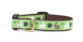 Up Country Garden Rabbit Pattern Dog Collar, XX-Large (21 to 27 Inches) 1 Inch Wide Width - size: XX-Large (21 To 27 Inches) 1 Inch Wide Width