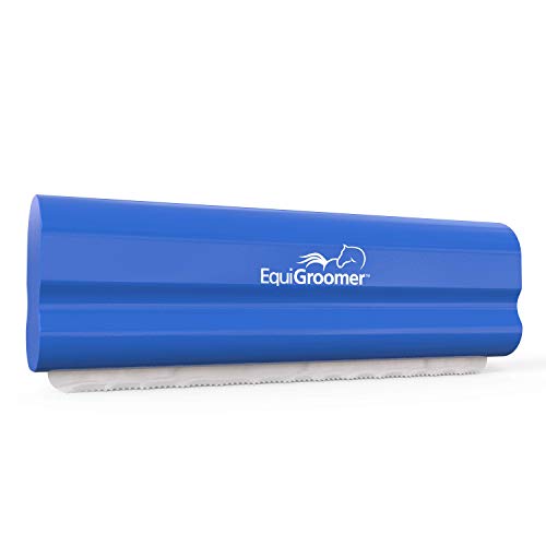 EquiGroomer 5-Inch Undercoat Deshedding Brush for Dogs & Cats, Blue | Best for dogs up to 100 lbs and cats of any size, short or long hair, stainless blade, no cutting or pulling - color: Blue, size: 5 Inch