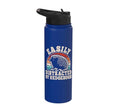 Easily Distracted By Hedgehogs Retro Hedgehog Men Women Kids Stainless Steel Insulated Water Bottle - color: Royal Blue
