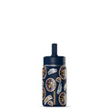 Hydrapeak NBA Officially Licensed Denver Nuggets Mini 14oz Kids Stainless Steel Water Bottle with Straw Lid & Flexible Handle, Double Wall Insulated, Spill Proof, Perfect for Back to School - color: Denver Nuggets