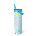 Swig Life 30oz Leakproof To-Go Tumbler with Handle, Beach Balls | Leakproof Lid - Triple Insulated Stainless Steel - Handle & Straw Included - Cup Holder Friendly - Dishwasher Safe - color: Beach Balls