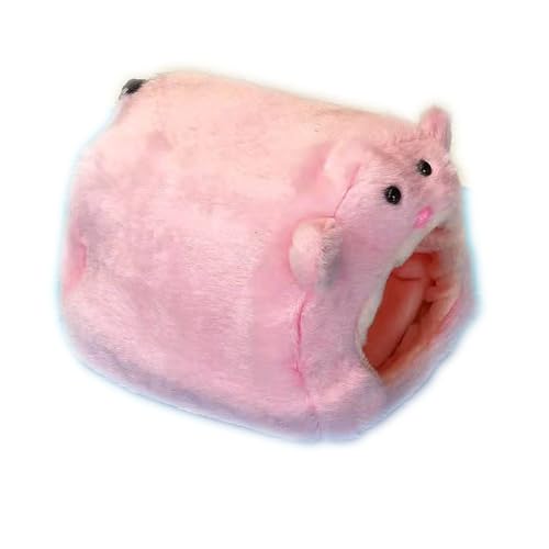 Rat Hamster Hideout Pet Nest Cute Cartoon Soft Plush Warm Pet Cave Hut Mini Small Animal Mice Nest Chinchilla