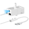 Veken Replacement Pump for 50oz, 95oz and 108oz Pet Fountain | Cat Water Fountain Dog Water Dispenser Ultra Quiet Long Lifespan Water Pump with USB Cable and LED Lights