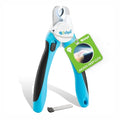 LED Large Dog Nail Clippers with Quick Sensor, Light, and Safety Guard, Pet's Sharp Toenail Cutter and File - size: LED - Large/Medium