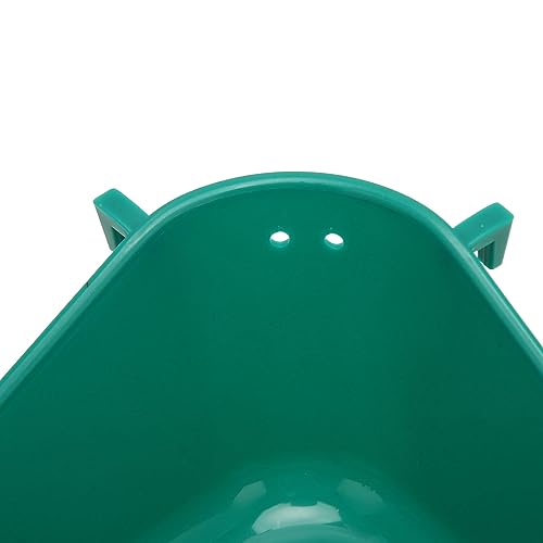CHICIRIS Rabbit Litter Box, Fanshaped Prevent Small Animal Corner Litter Box Easy to Clean Odorless Easy to Fix Deep Green for Chinchilla (S)