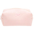 PAZIMIIK Cozy Makeup Bag for Women,Zipper Cosmetic Pouch,Waffle Pink | Soft Cosmetic Organizer for Makeup,Skincare,Toiletries,Daily Beauty Essentials,Purse,On-the-Go,Bridesmaid Gifts - color: Waffle Pink