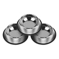 3Pcs Stainless Steel Dog Bowls Set with Dog Paw Pattern- Non-Slip Food and Water Bowl 13 Oz - Dishwasher-Safe, Rust Resistant Metal Pet Bowls for Small/Medium/Large Sized Pets - color: Dog Paw, size: 13 oz