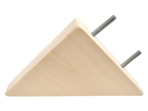 Aspen M Wood Support Ledge [2 Pack] for Chinchilla, Hamster, Rat, Bird, Rabbit