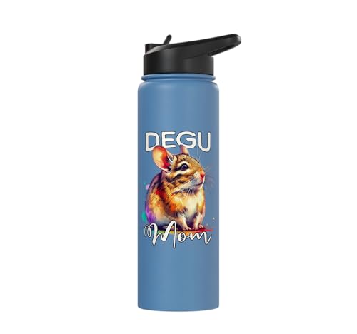 Degu Mom Degu Stainless Steel Insulated Water Bottle - color: Light Blue