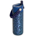 Elemental Insulated Kids Water Bottle, Stainless Steel Water Bottle with Straw Lid & Pop-It Handle, Leak-Proof Water Bottles for School, Boys or Girls, Travelling and Sports, 18oz - Dark Patterns - color: Dark Patterns
