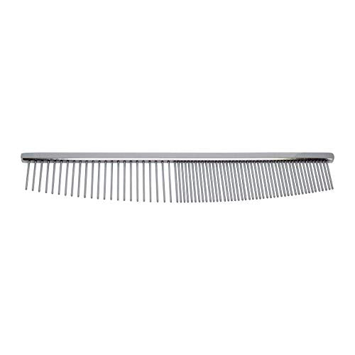 Groomer’s Best Friend - Luna Series - Half Moon Pet Grooming Comb – 440C Hardened Steel Professional Comb for Dogs & Cats – Durable, Rust-Resistant, Precision Grooming Tool