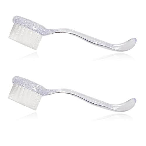 2 Pack Hamster Brush, Hedgehog Cleaning Supplies, Guinea Pig Combs - color: Transparent