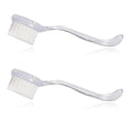 2 Pack Hamster Brush, Hedgehog Cleaning Supplies, Guinea Pig Combs - color: Transparent