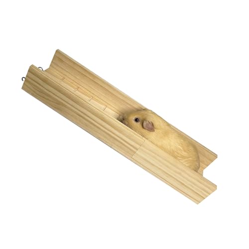Guinea Pig Bridge, Small Animal Wooden Ladder Ramp, Guinea Pig Cage Ramp Bridge, Guinea Pig Cage Accessories for Guinea Pigs, Ferrets, Chinchillas (Medium) - size: 50 cm