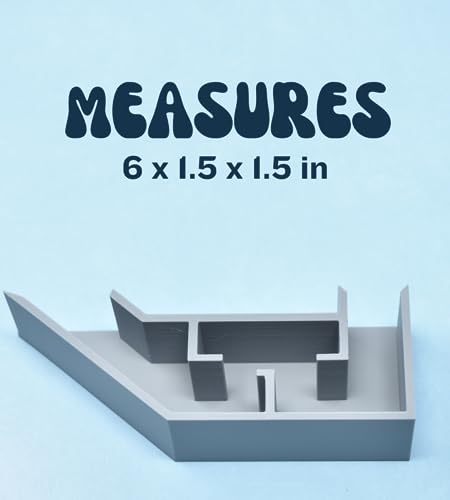 Aquarium Underground Tunnel | Fish & Shrimp Hideout for Aquariums | Unique Underground Viewing Tunnel | Made in USA (Gray) - color: Gray